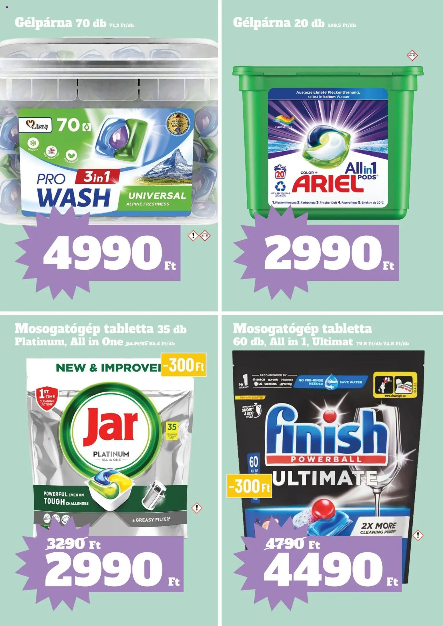 Family Diszkont akciós ujság - amely érvényes a következő dátumtól: 11.12.2025 | Oldal: 18 | Termékek: Mosogatógép, Mosogatógép tabletta