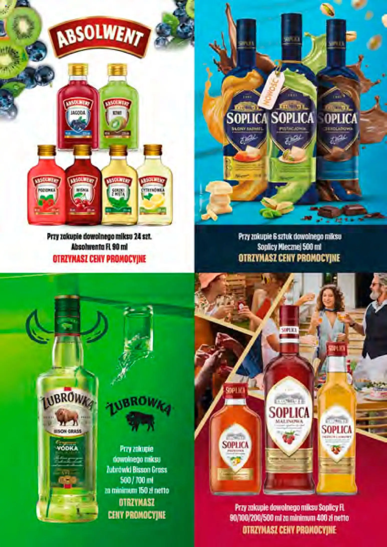 Eurocash Gazetka - Katalog Alkoholowy 12 od 01.12.2025 | Strona: 14 | Produkty: Żubrówka, Vodka