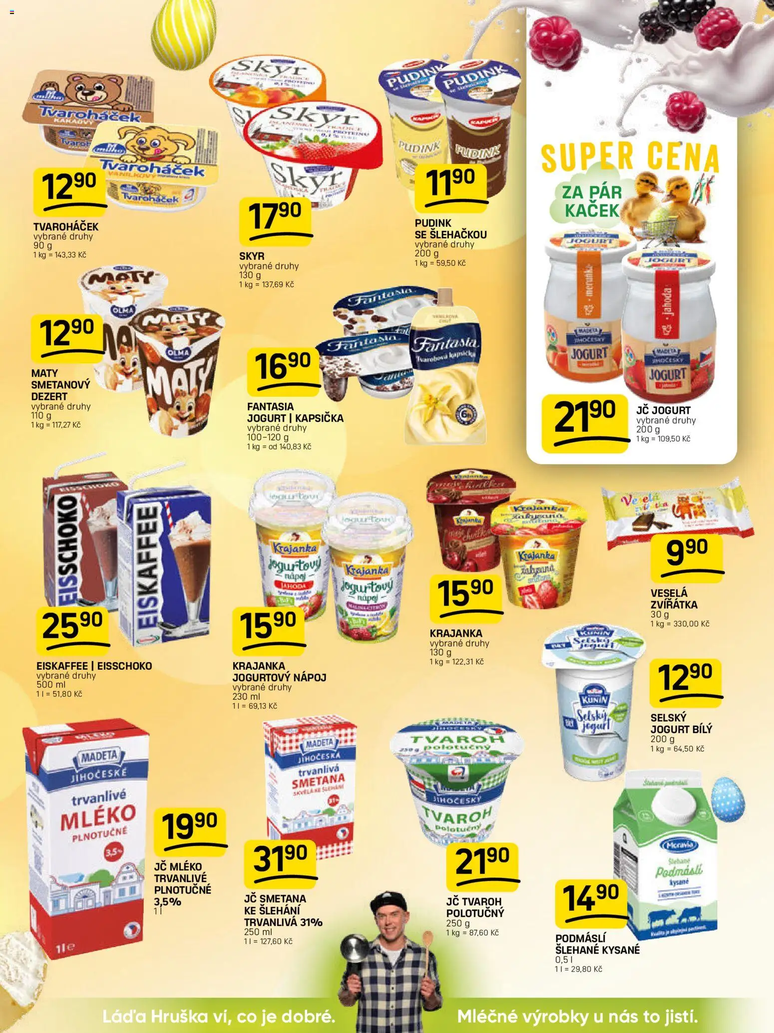 Flop leták od 18.03.2026 | Strana: 9 | Produkty: Mléko, Smetanový jogurt, Smetana, Tvaroháček