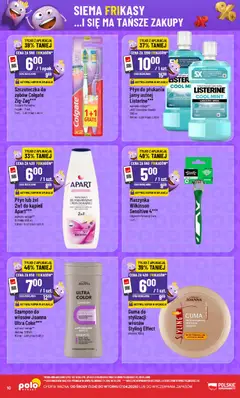 Pogląd oferty "POLOmarket gazetka - Frikasowe Hity" - ważna od 01.04.2026 | Strona: 10 | Produkty: Płyn do kąpieli, Prysznic, Szampon, Żel pod prysznic