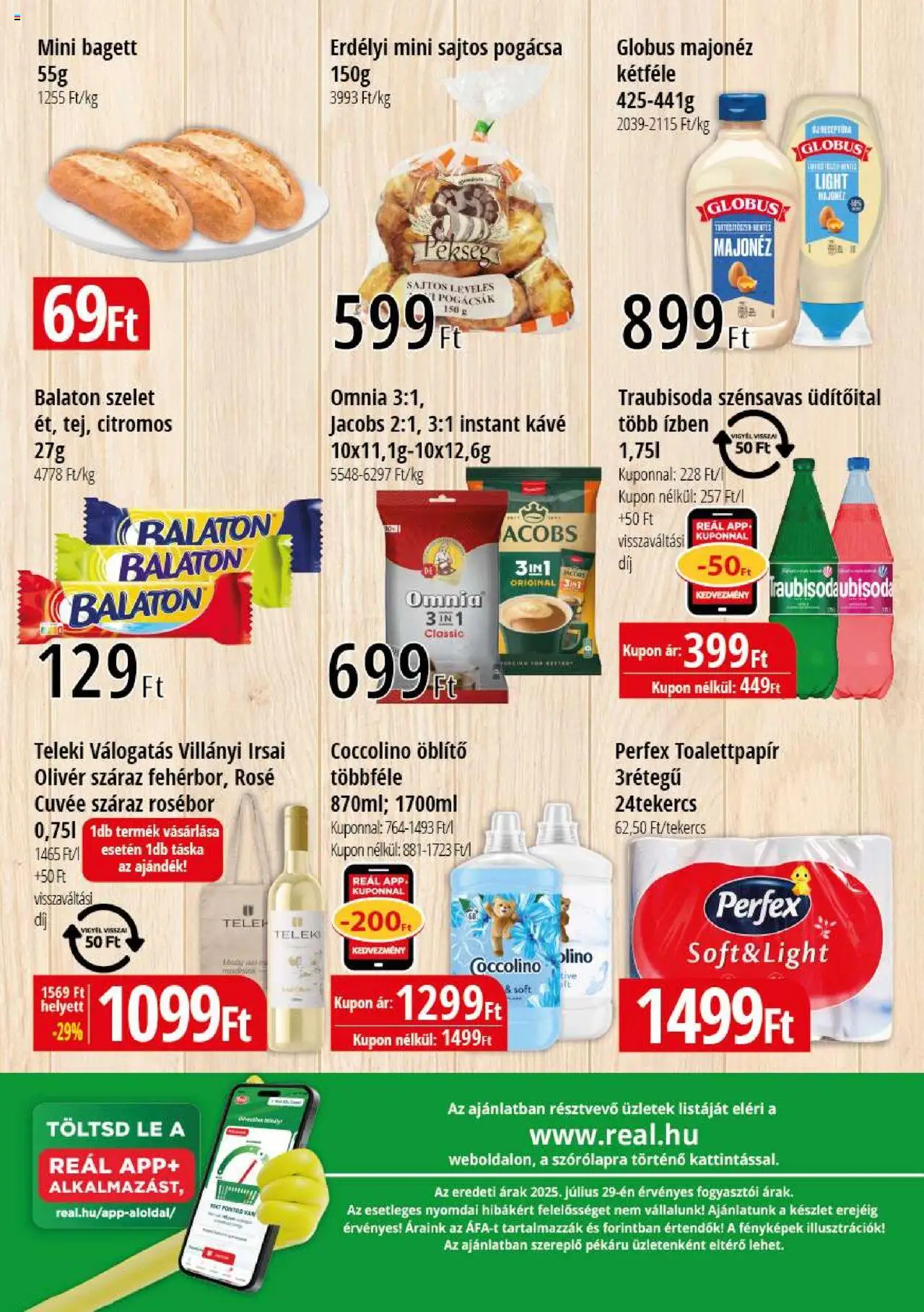 Reál akciós ujság - amely érvényes a következő dátumtól: 07.08.2025 | Oldal: 2 | Termékek: Táska, Kávé, Instant kávé, Majonéz
