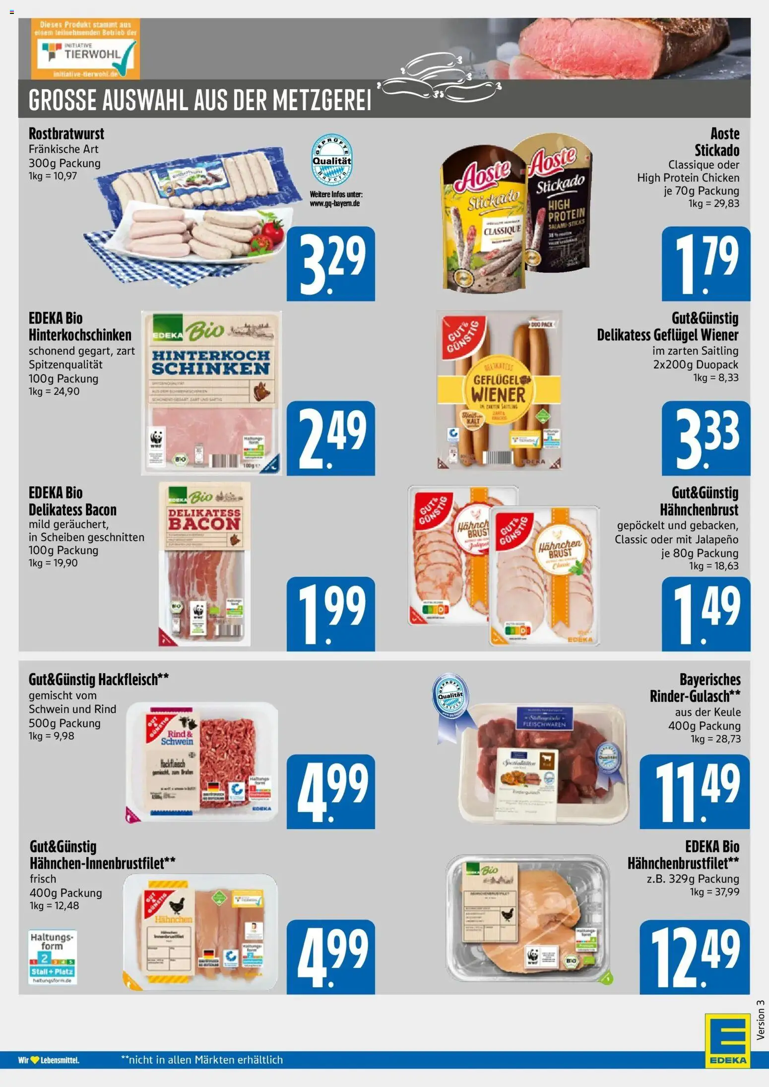 Edeka prospekt München	 – gültig ab 11.01.2026 | Seite: 4 | Produkte: Salami, Schinken, Hackfleisch, Hahnchenbrust