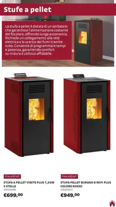 Anteprima del volantino Brico Center Riscaldamento catalogo valido a partire dal 01.10.2025 | Pagina: 20 | Prodotti: Pellet, Stufa a pellet, Stufa
