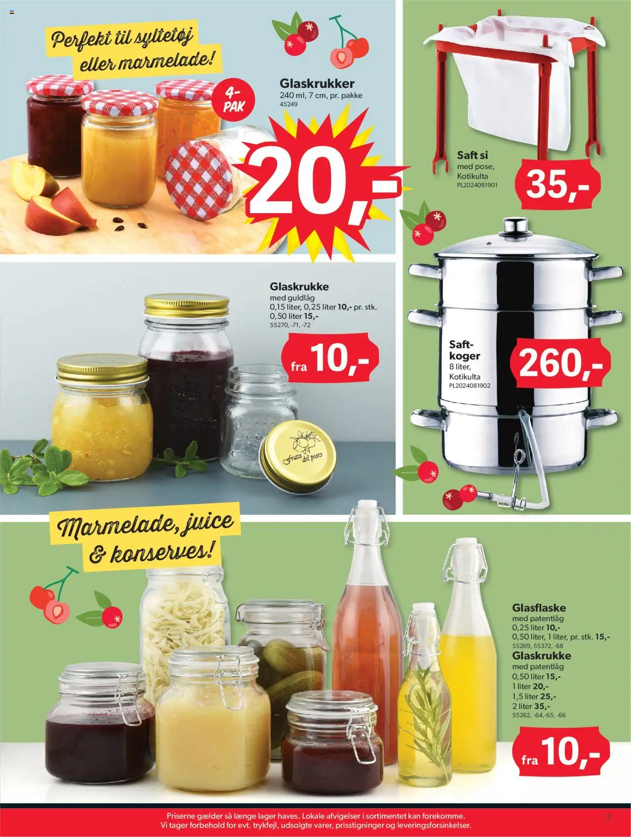 Bigdollar Tilbudsavis gyldig fra 15.08.2025 | Side: 3 | Produkter: Juice, Syltetøj, Marmelade