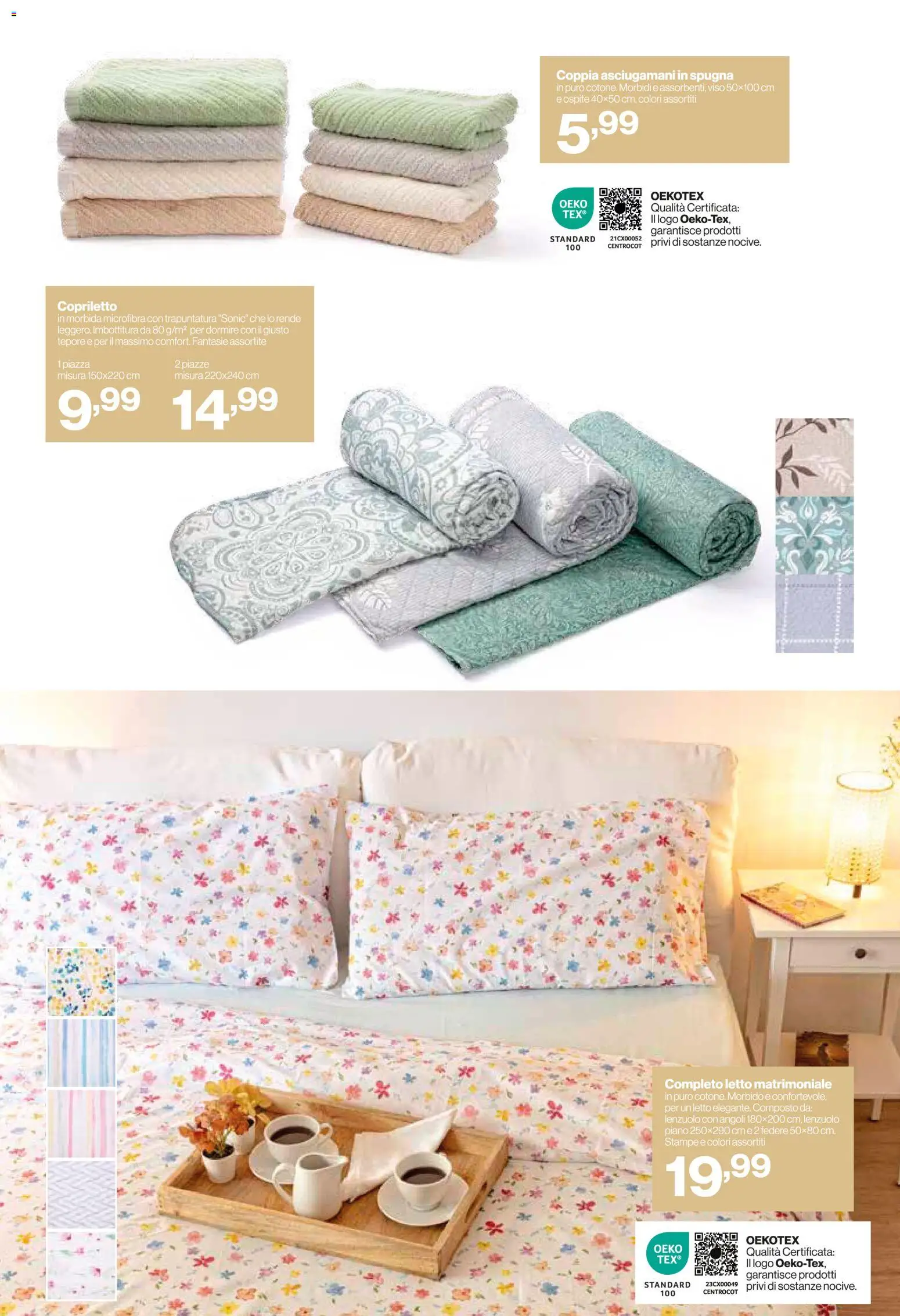 Volantino IN's del 25.02.2026 | Pagina: 21 | Prodotti: Spugna, Letto matrimoniale, Letto, Copriletto