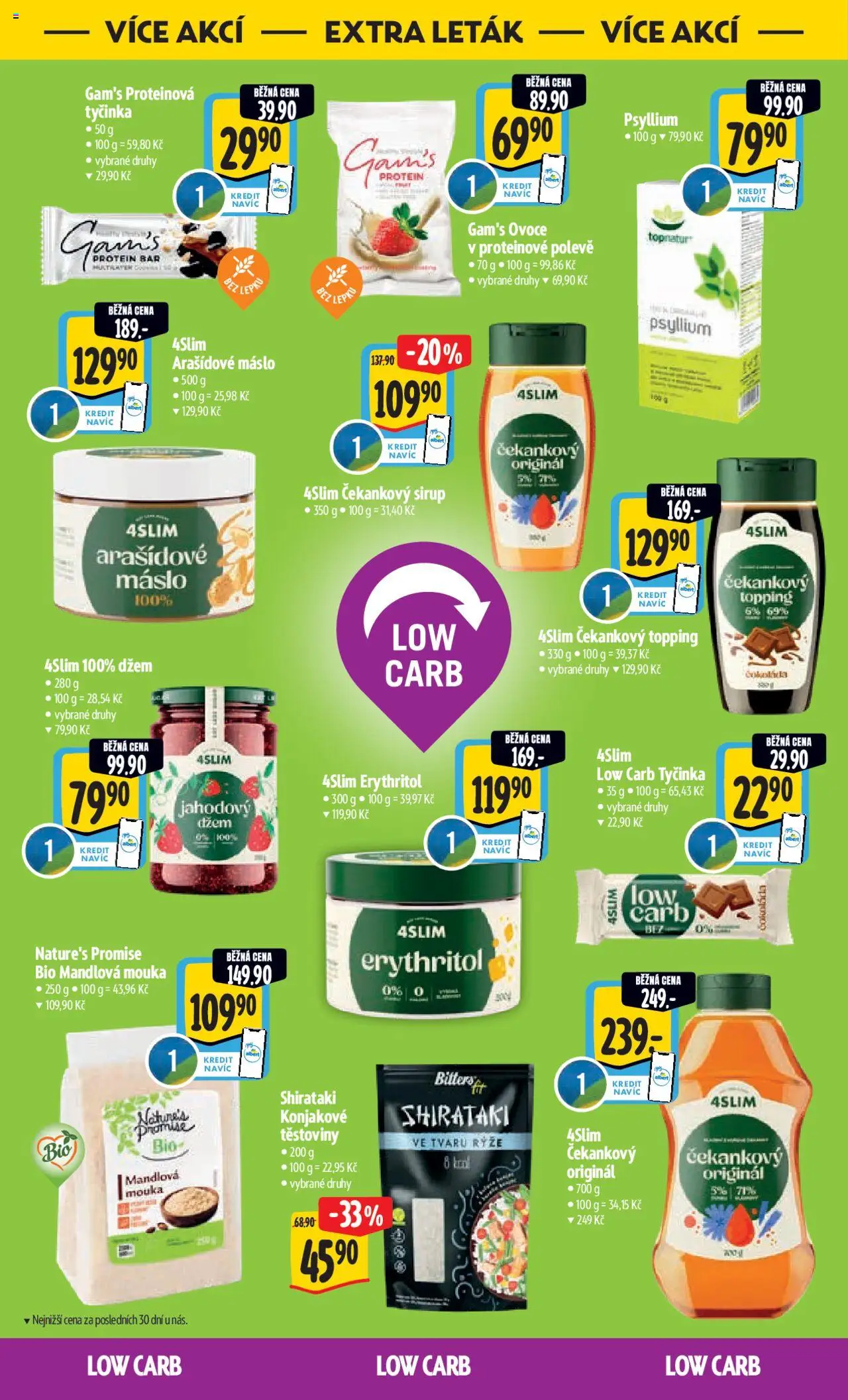 Albert leták - Hypermarket od 08.10.2025 | Strana: 54 | Produkty: Psyllium, Máslo, Sirup, Mandlová mouka