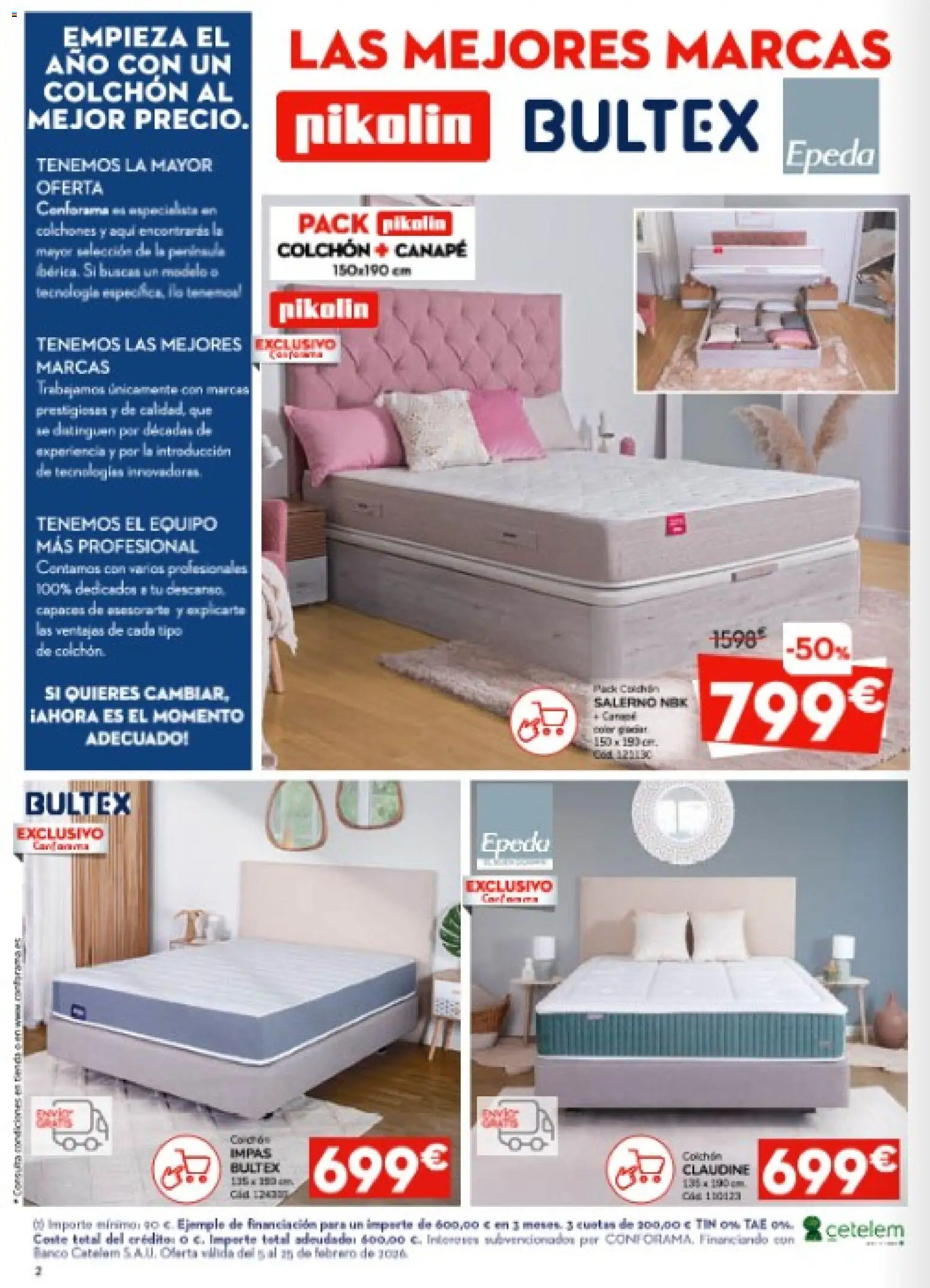 Conforama folleto │ válido desde el 05.02.2026 | Página: 2