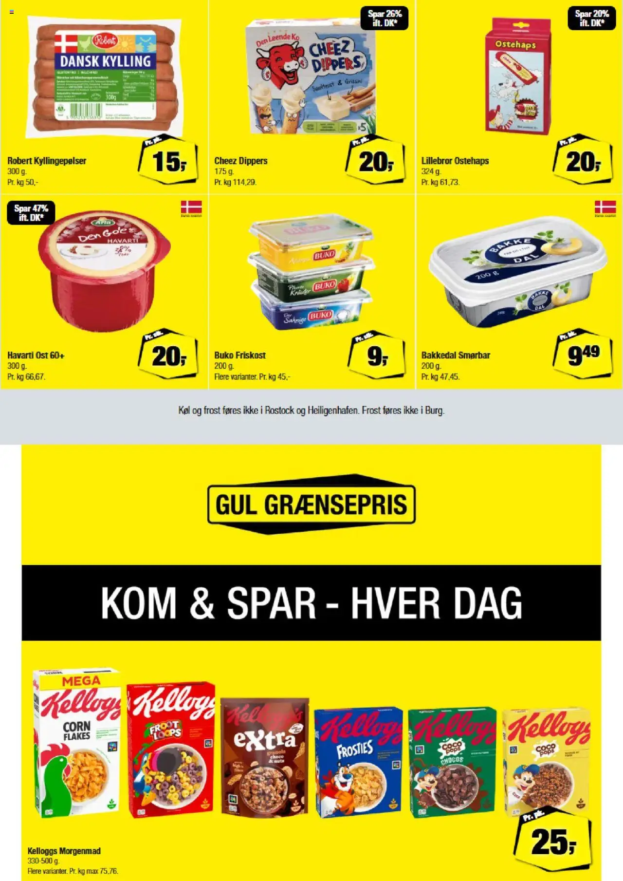 Calle Tilbudsavis gyldig fra 20.08.2025 | Side: 10 | Produkter: Ost, Kyllingepølser, Ostehaps