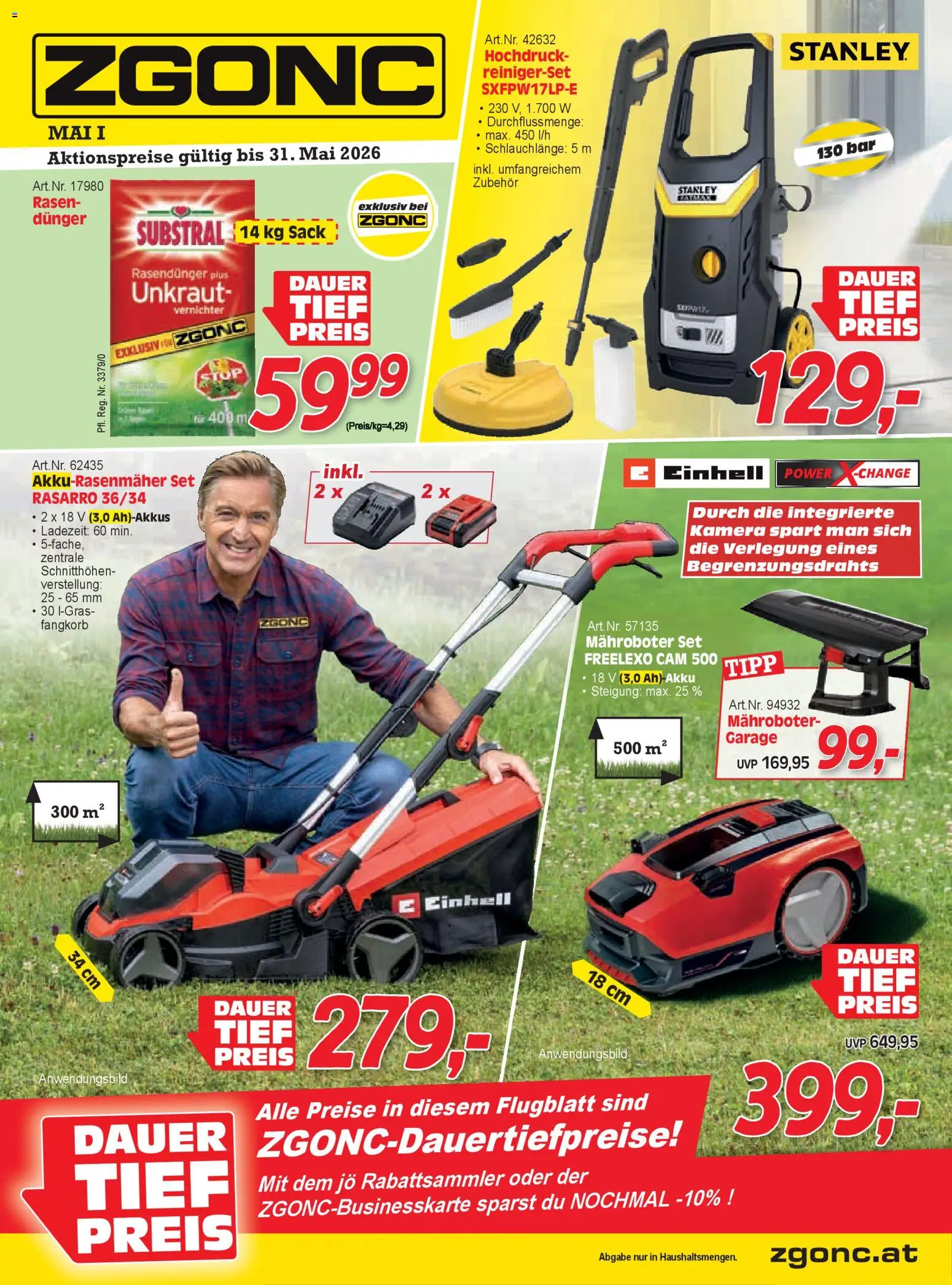 Zgonc Flugblatt Mai I 2026 gültig ab 01.04.2026 | Seite: 1 | Produkte: Kamera