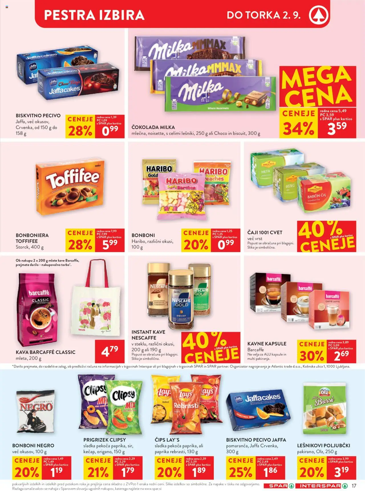 Spar katalog 35/25 │ velja od 27.08.2025 | Stran: 22 | Izdelki: Bonboni, Paprika, Kava, Cips