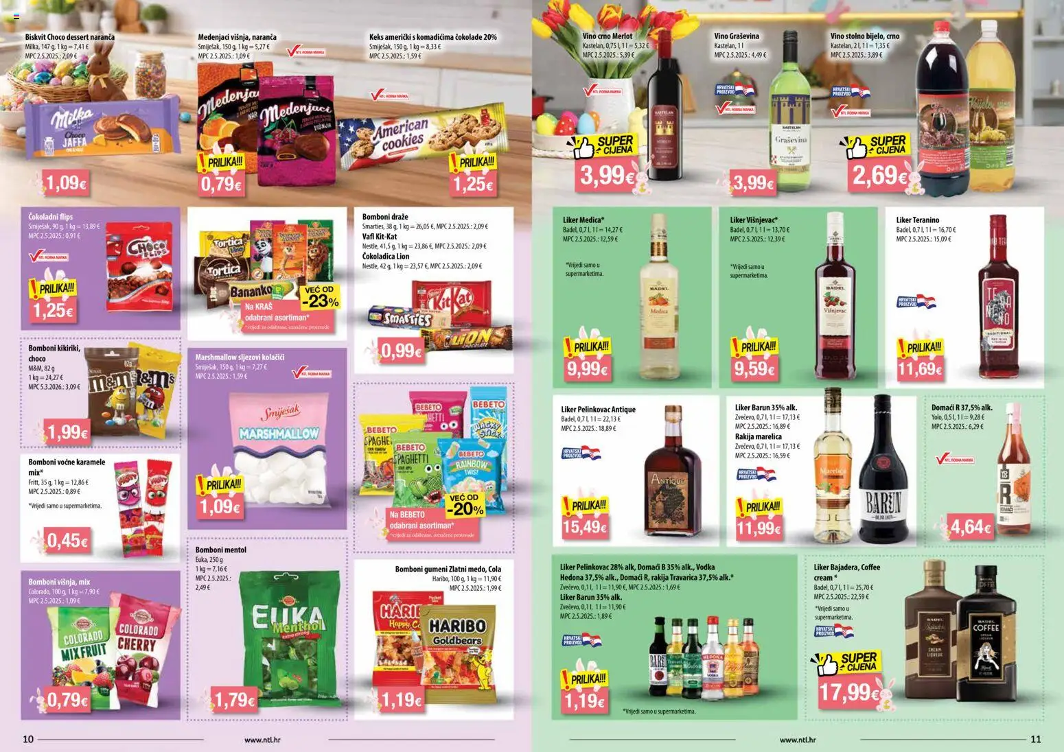 NTL katalog | vrijedi od 01.04.2026 | Stranica: 6 | Proizvodi: Pelinkovac, Travarica, Pelinkovac Antique, Teranino