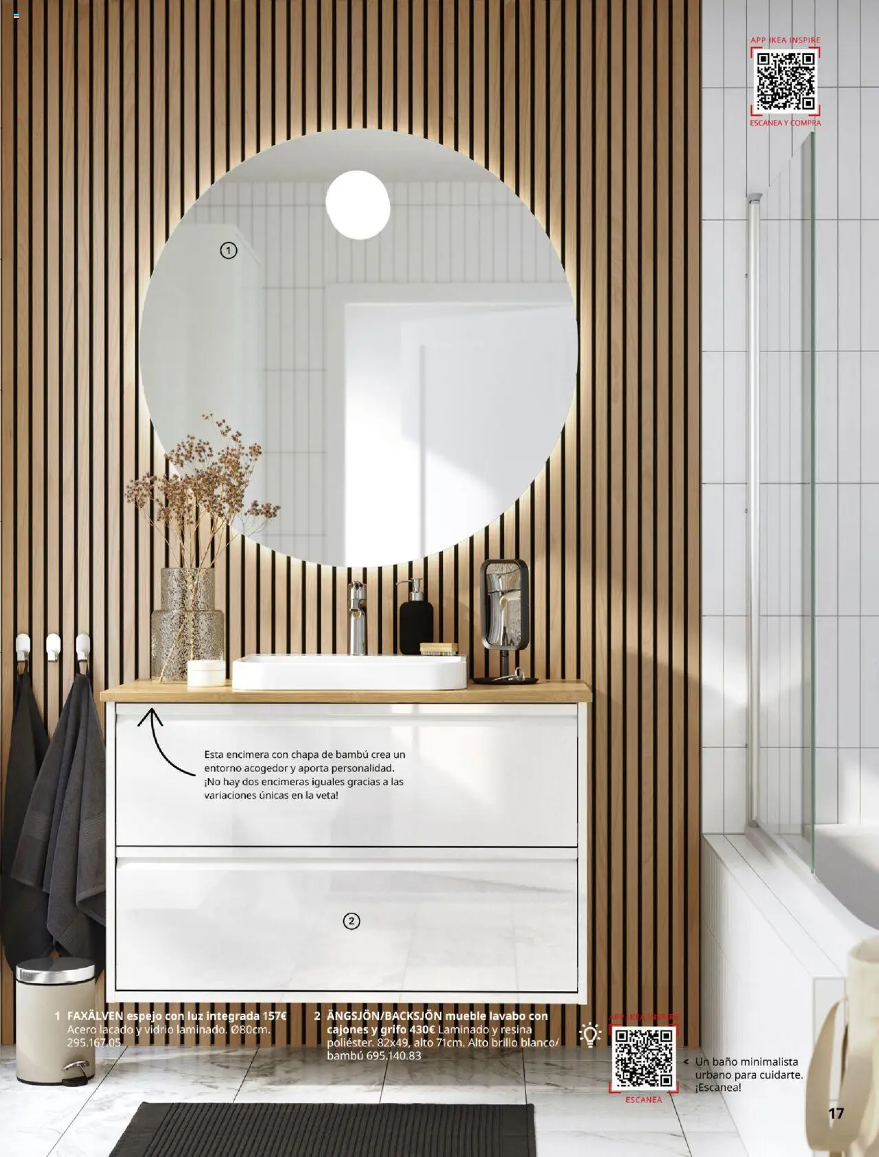 Catálogo IKEA Baňos │ válido desde el 04.02.2025 | Página: 17 | Productos: Lavabo, Baño, Espejo