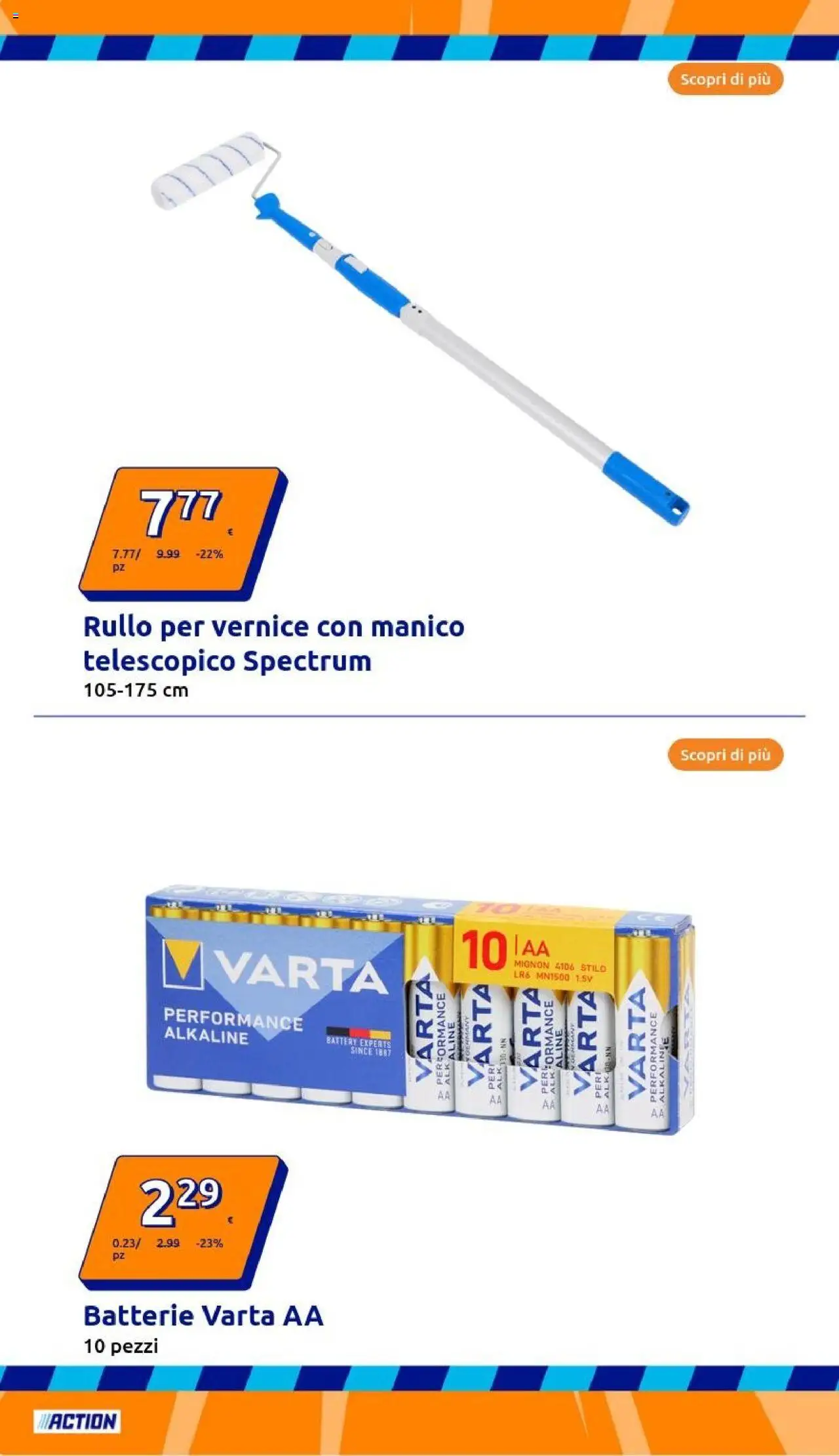 Volantino Action del 17.09.2025 | Pagina: 16 | Prodotti: Rullo, Batterie