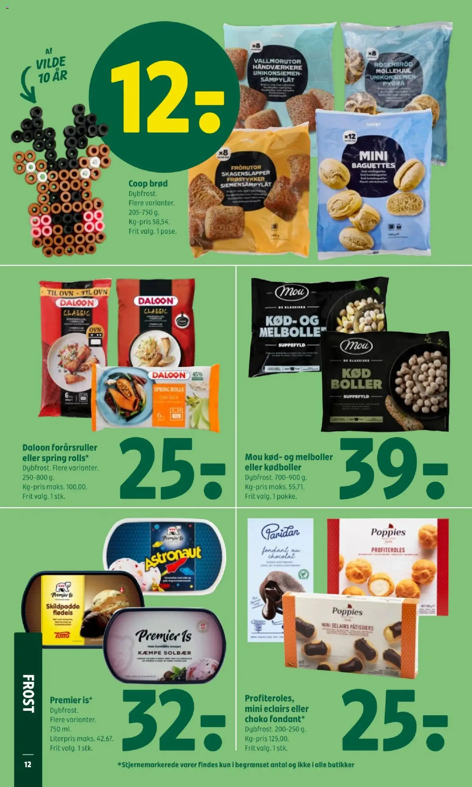 Coop 365 tilbudsavis – gyldig fra 27.11.2025 | Side: 14 | Produkter: Flødeis, Is, Solbær, Ovn