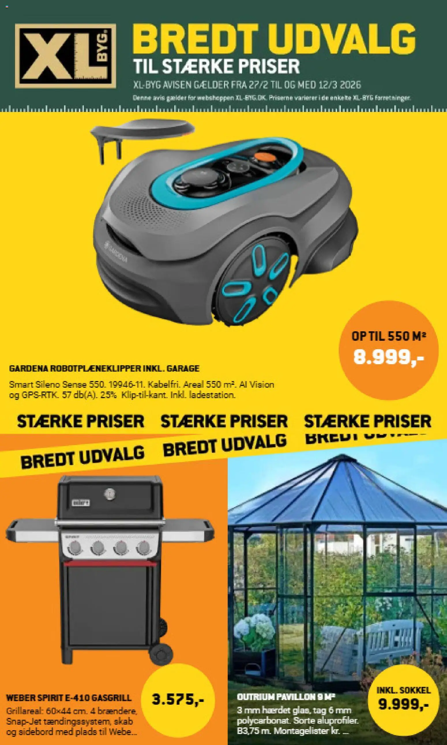 XL-BYG tilbudsavis – gyldig fra 27.02.2026 | Side: 1 | Produkter: Skab