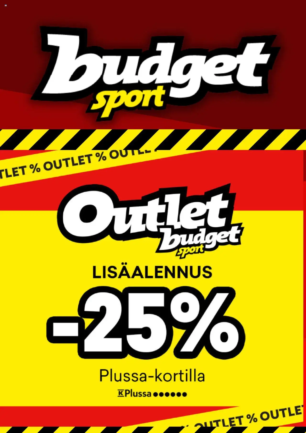 Budget Sport tarjoukset – voimassa 26.09.2025 alkaen | Sivu: 1