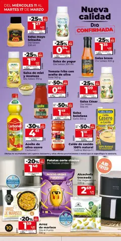 Vista previa Salsa de yogur, Dia Salseo 300 ml válido desde el 11.03.2026 | Página: 10