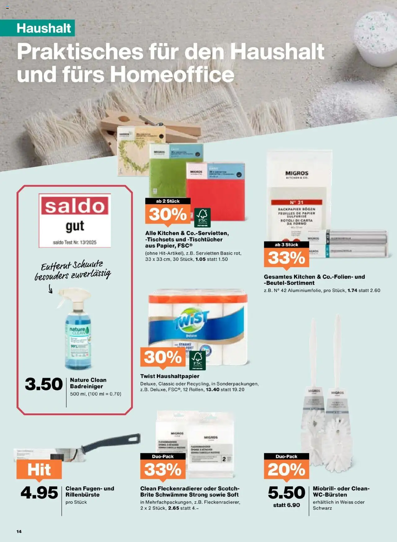 Migros Aktionen – gültig ab 30.09.2025 | Seite: 14