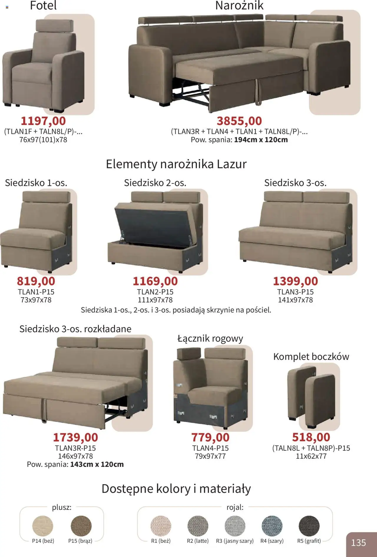 Bodzio Katalog od 01.10.2025 | Strona: 135 | Produkty: Fotel