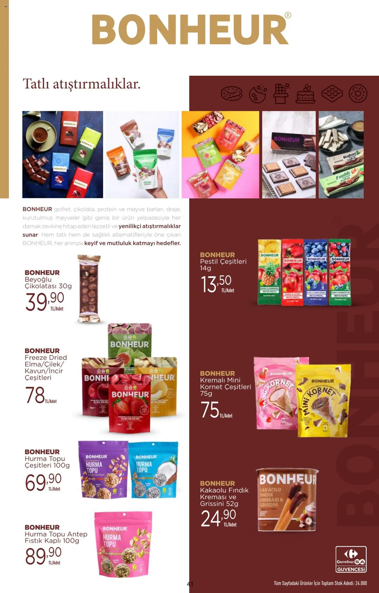 CarrefourSA Katalog - 26.02.2026 tarihinden itibaren geçerlidir | Sayfa: 41 | Ürünler: Fıstık, Gofret, Elma, Hurma