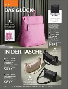AVON Katalog August 2025 - gültig ab dem 01.08.2025 | Seite: 134 | Produkte: Tasche, Creme, Rucksack