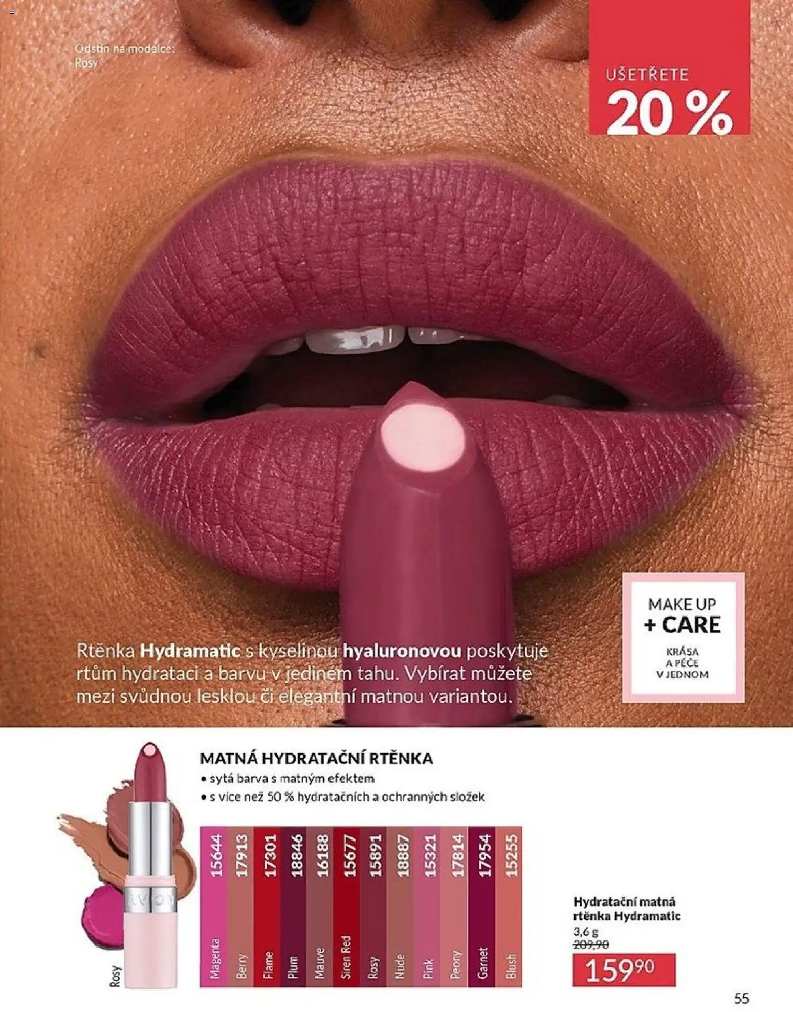 Avon katalog 1/2026 od 01.01.2026 | Strana: 55 | Produkty: Rtěnka