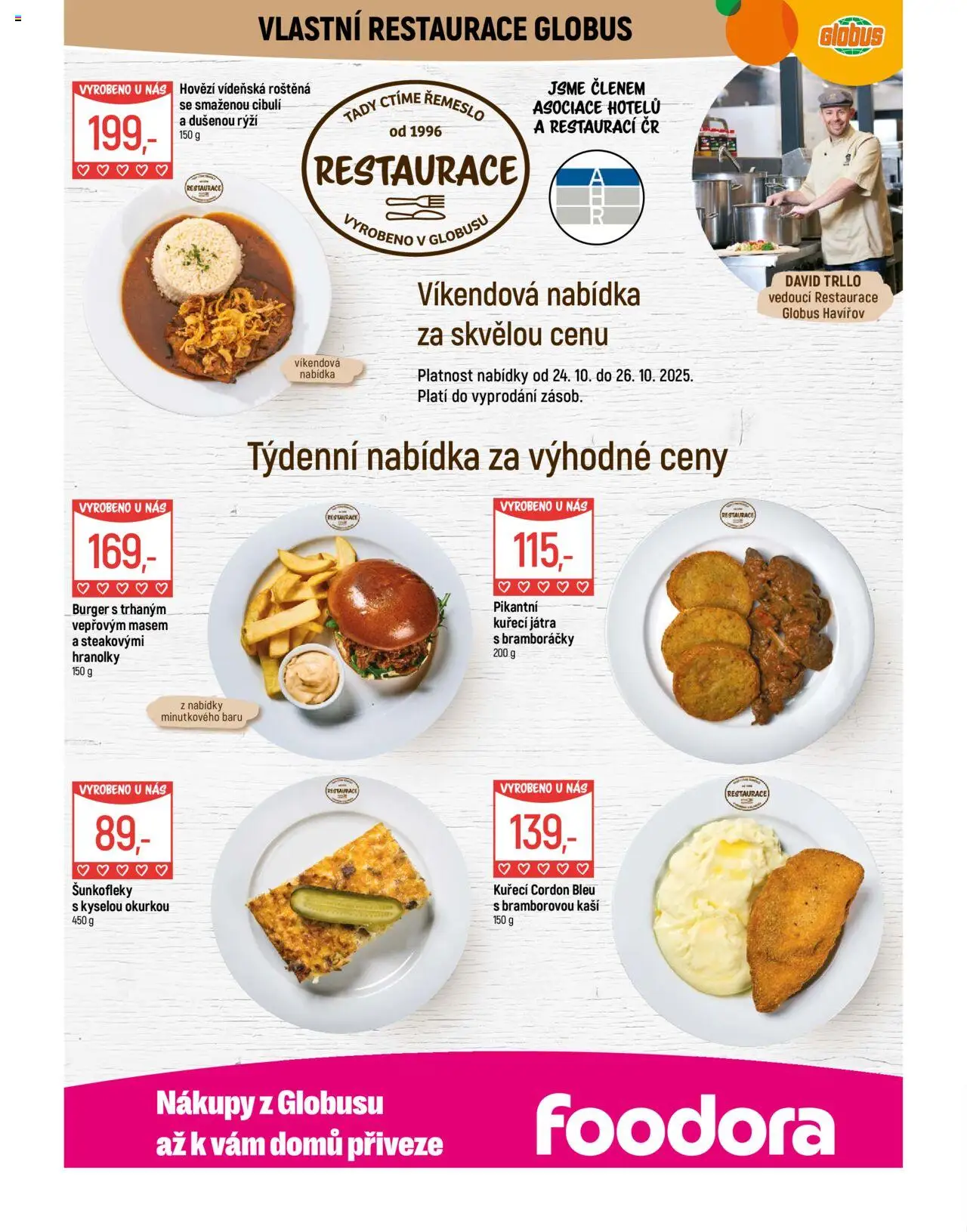 Globus leták - Havířov od 22.10.2025 | Strana: 8 | Produkty: Hovězí, Hranolky, Rýži, Kuřecí Játra