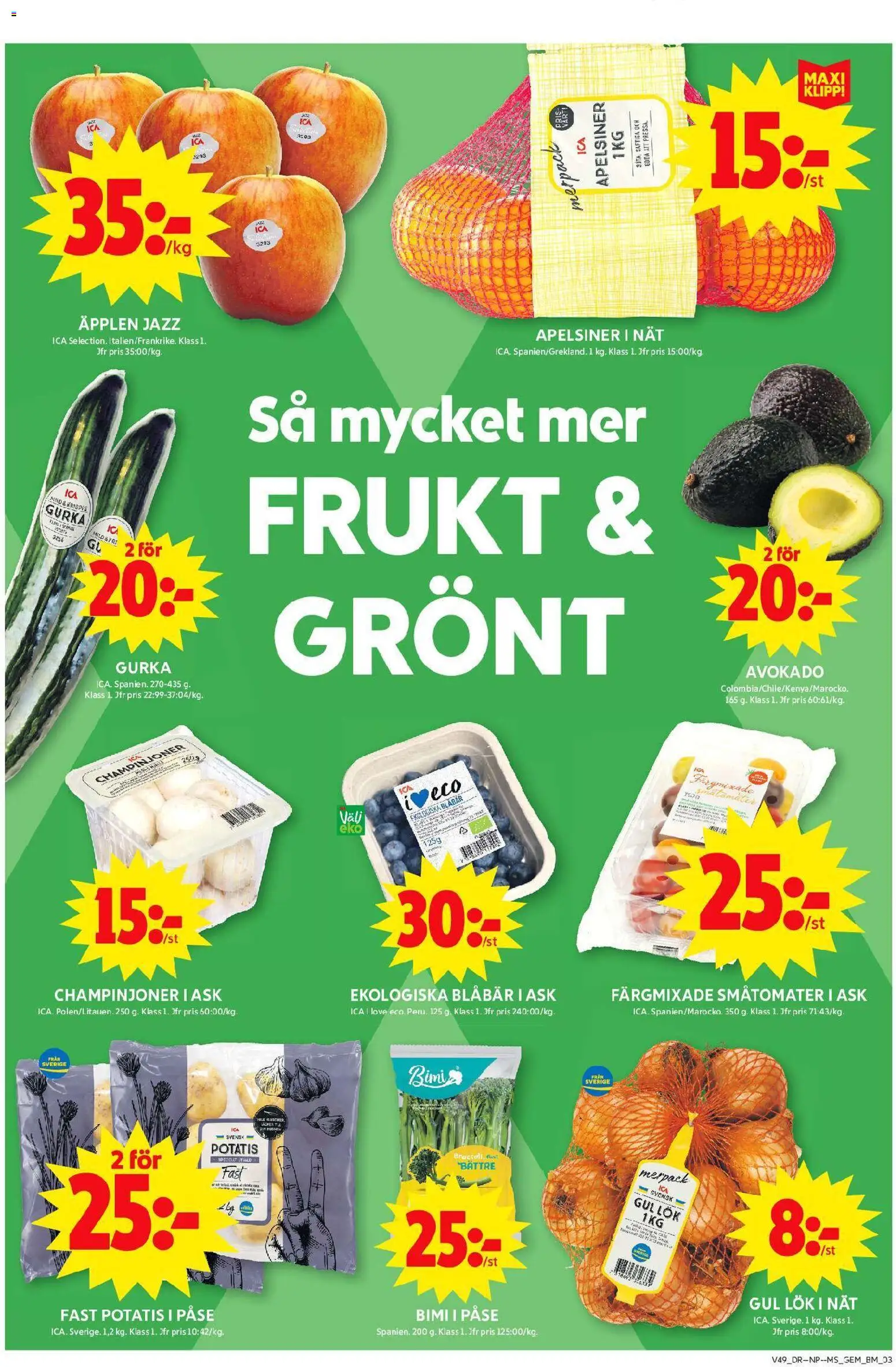 ICA Maxi reklamblad aktuell från 01.12.2025 | Sida: 3