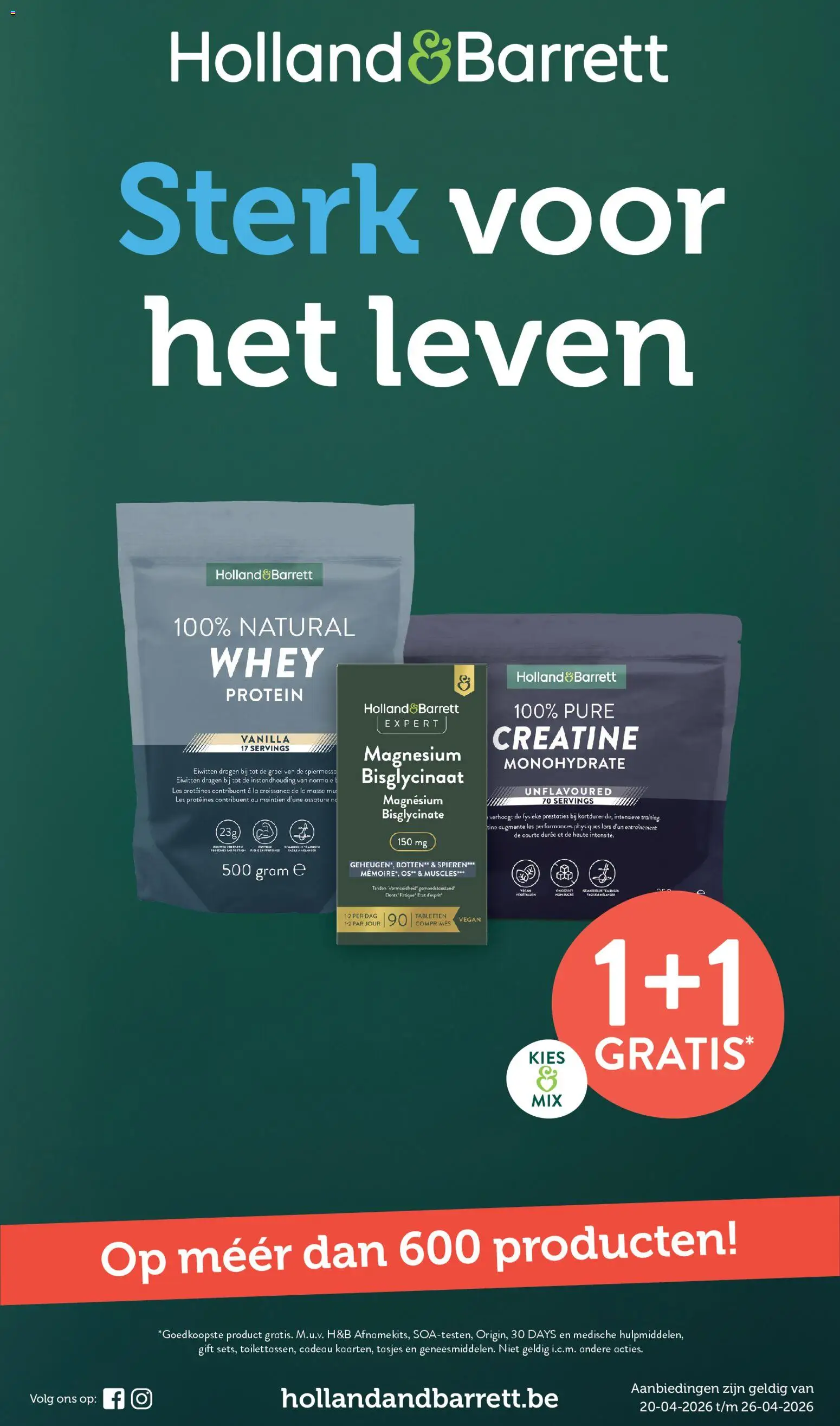 {H1} | Pagina: 1 | Producten: Whey, La