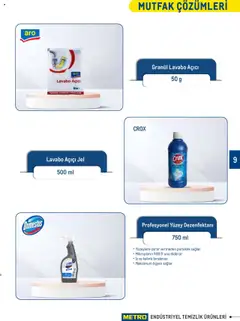 16.05.2025 tarihinden itibaren geçerli olan Metro kataloğu önizlemesi | Sayfa: 9 | Ürünler: Lavabo, Lavabo açıcı