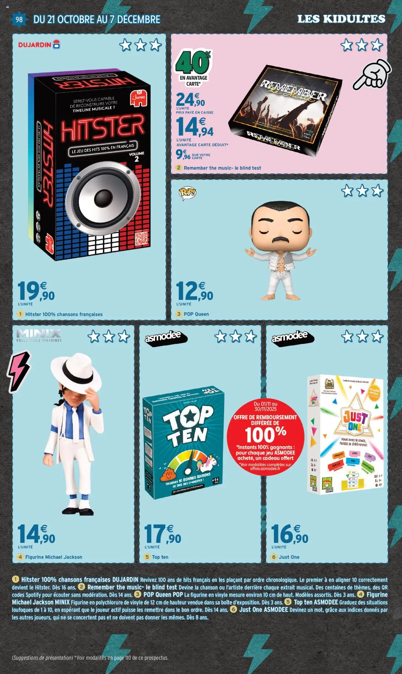 {H1} | Page: 98 | Produits: Joueur, Figurines, Thé