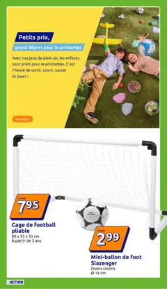 Action - Prévisualisation de Action catalogue  valide à partir de 08.04.2026 | Page: 12 | Produits: Cage de football, Cage, Jeux
