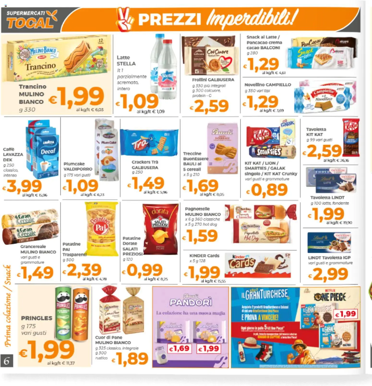 Volantino Tocal del 06.03.2026 | Pagina: 6 | Prodotti: Crema, Pane, Cacao, Frollini