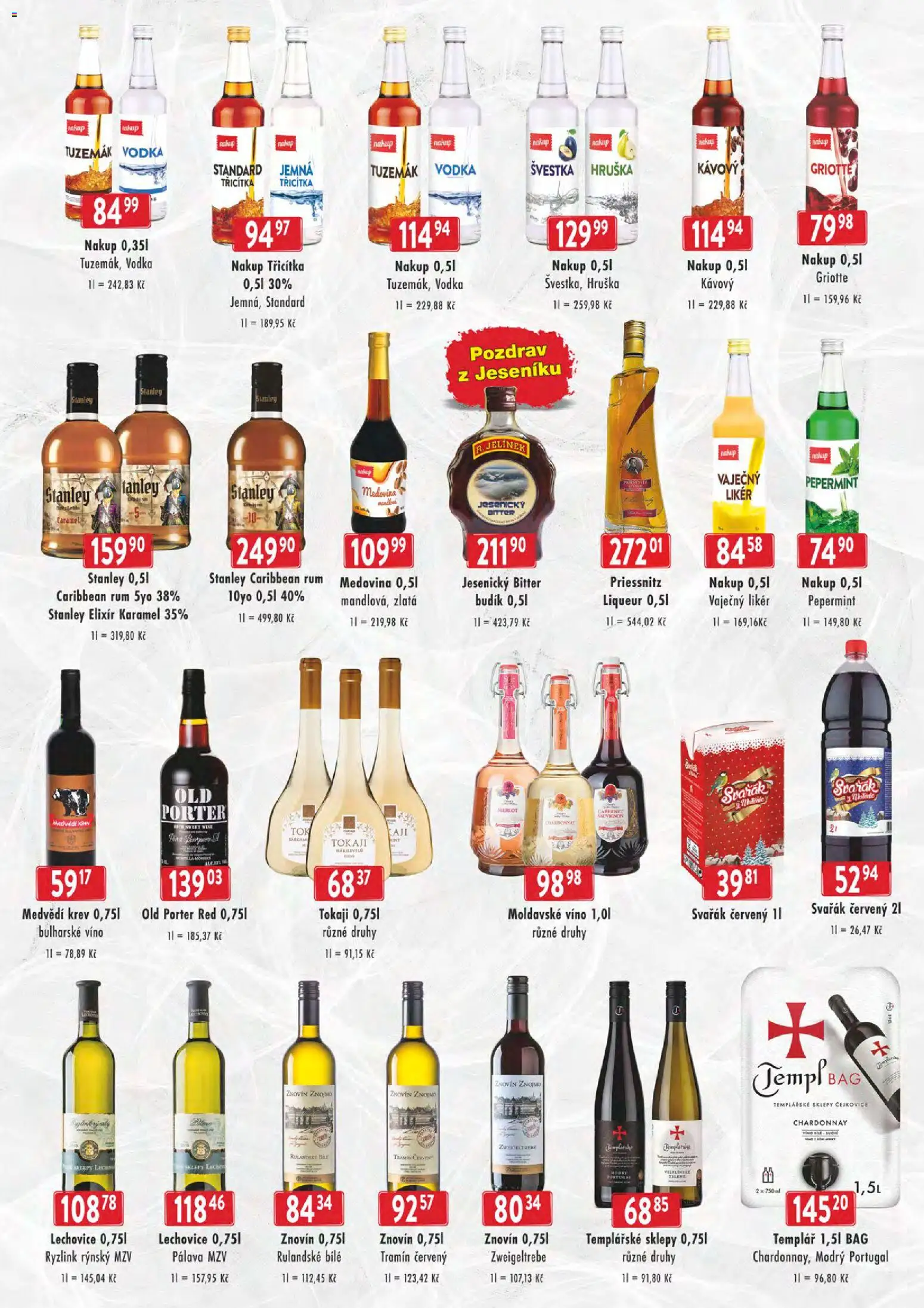 Astur & Qanto leták - cash&carry Jeseník, Krnov od 10.12.2025 | Strana: 2 | Produkty: Víno, Medovina, Tokaji, Vaječný Likér