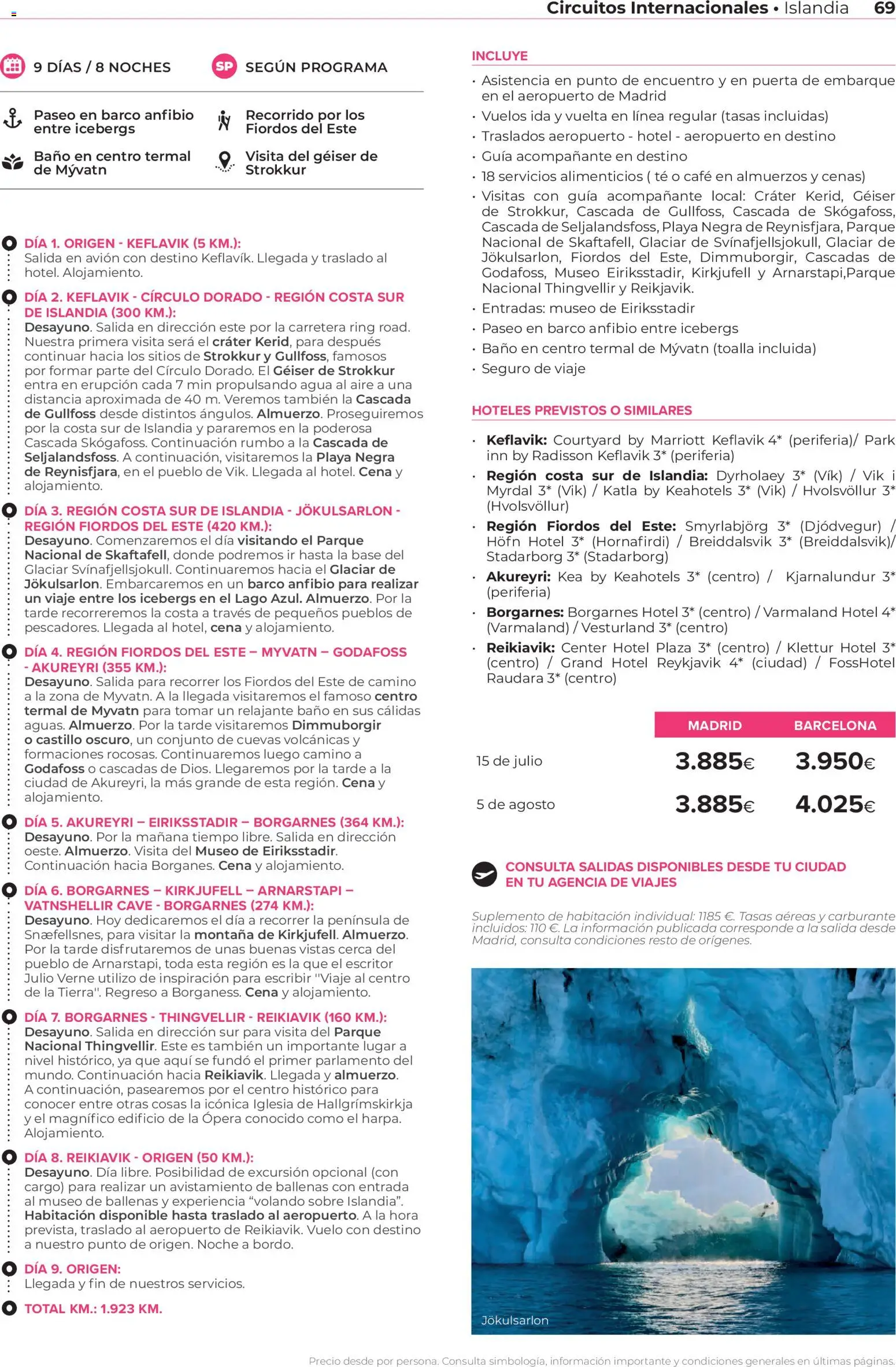 Viajes El Corte Inglés Circuitos exclusivos │ válido desde el 28.03.2026 | Página: 69 | Productos: Café, Té, Baño