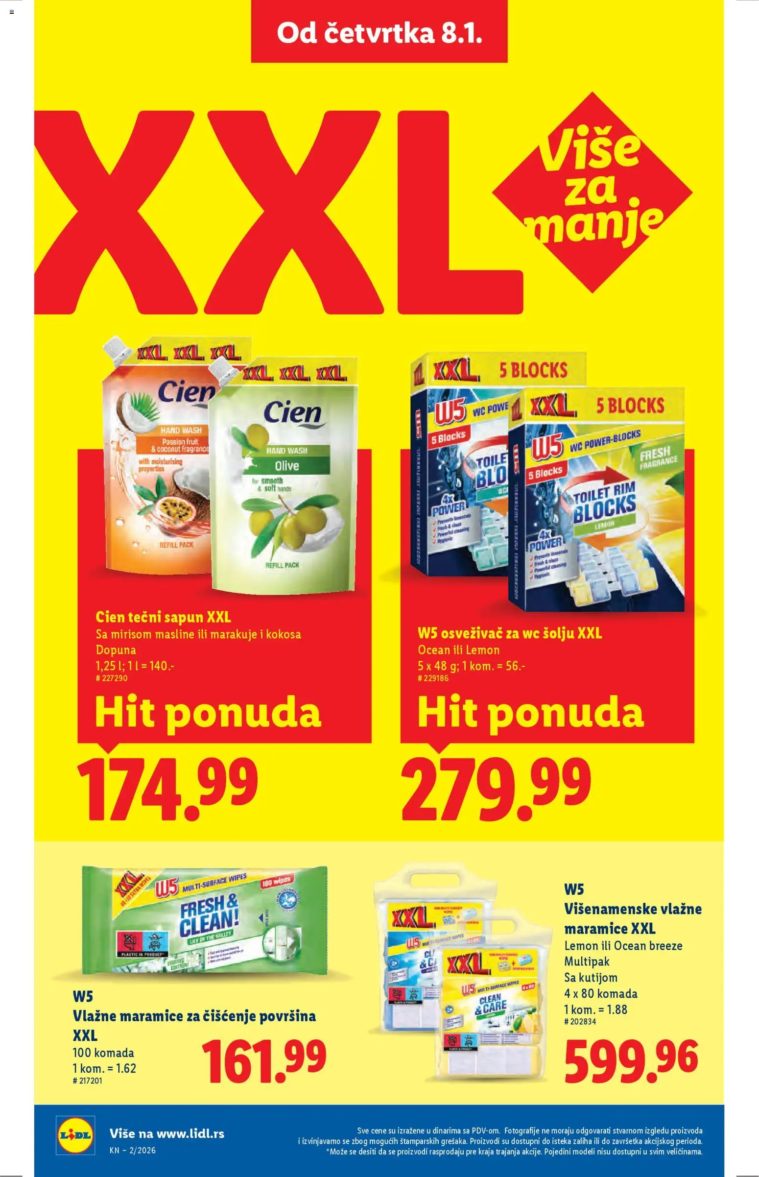 Lidl katalog - važi od 08.01.2026 | Strana: 44 | Proizvode: Tečni sapun, Masline, Sapun, Vlažne maramice