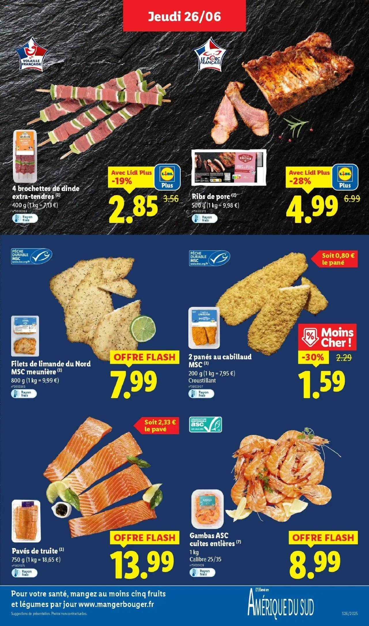  | Page: 5 | Produits: Pêche, Volaille, Ribs, Porc