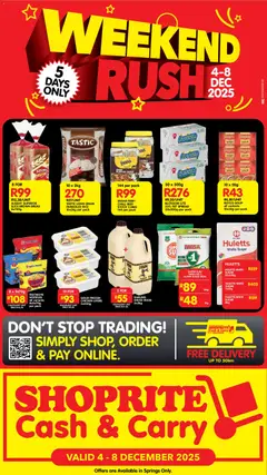 Shoprite specials catalogue – valid from 04.12.2025