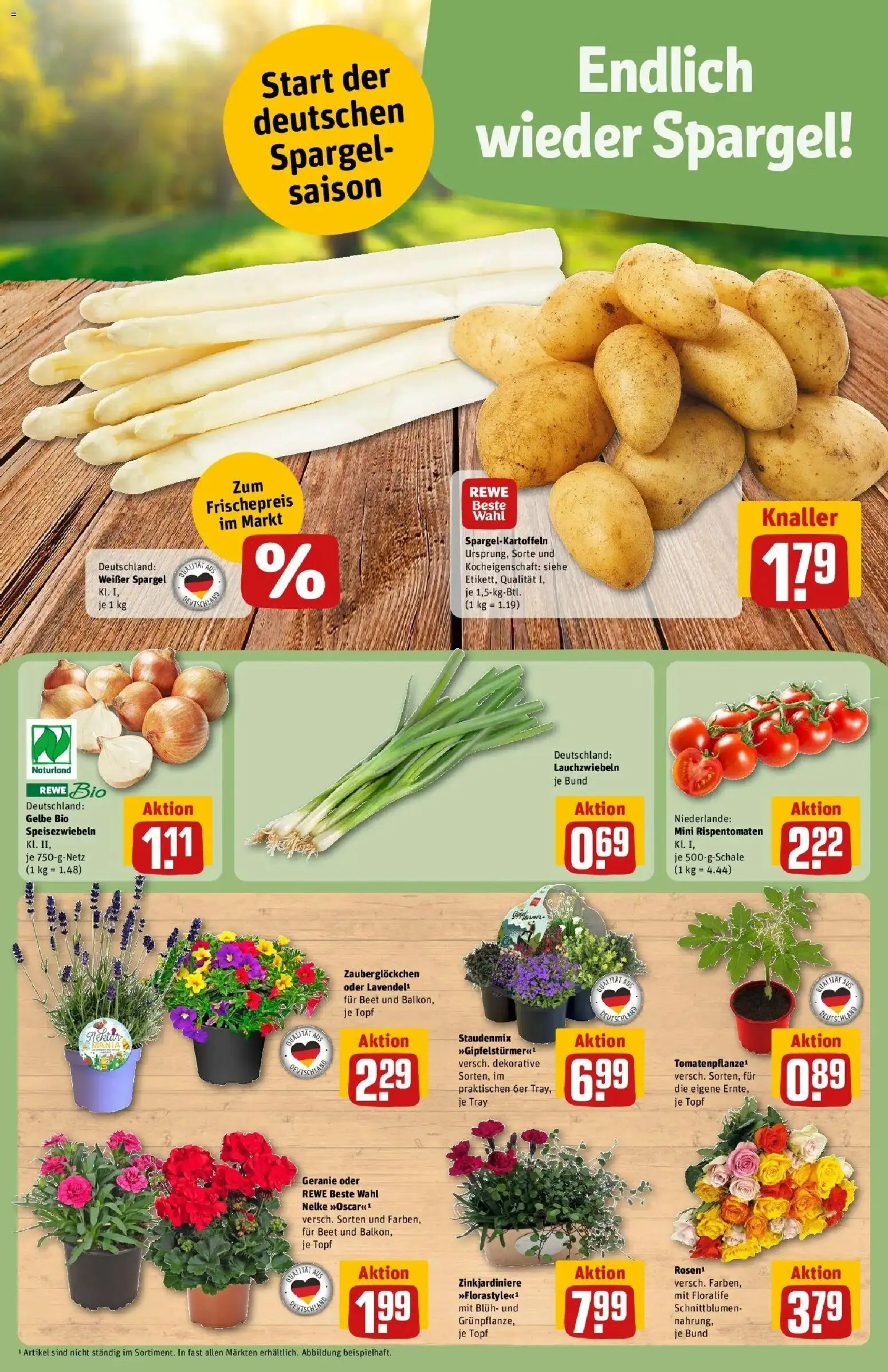 Rewe Prospekt Köln / Weidenpesch	 – gültig ab 12.04.2026 | Seite: 7 | Produkte: Spargel