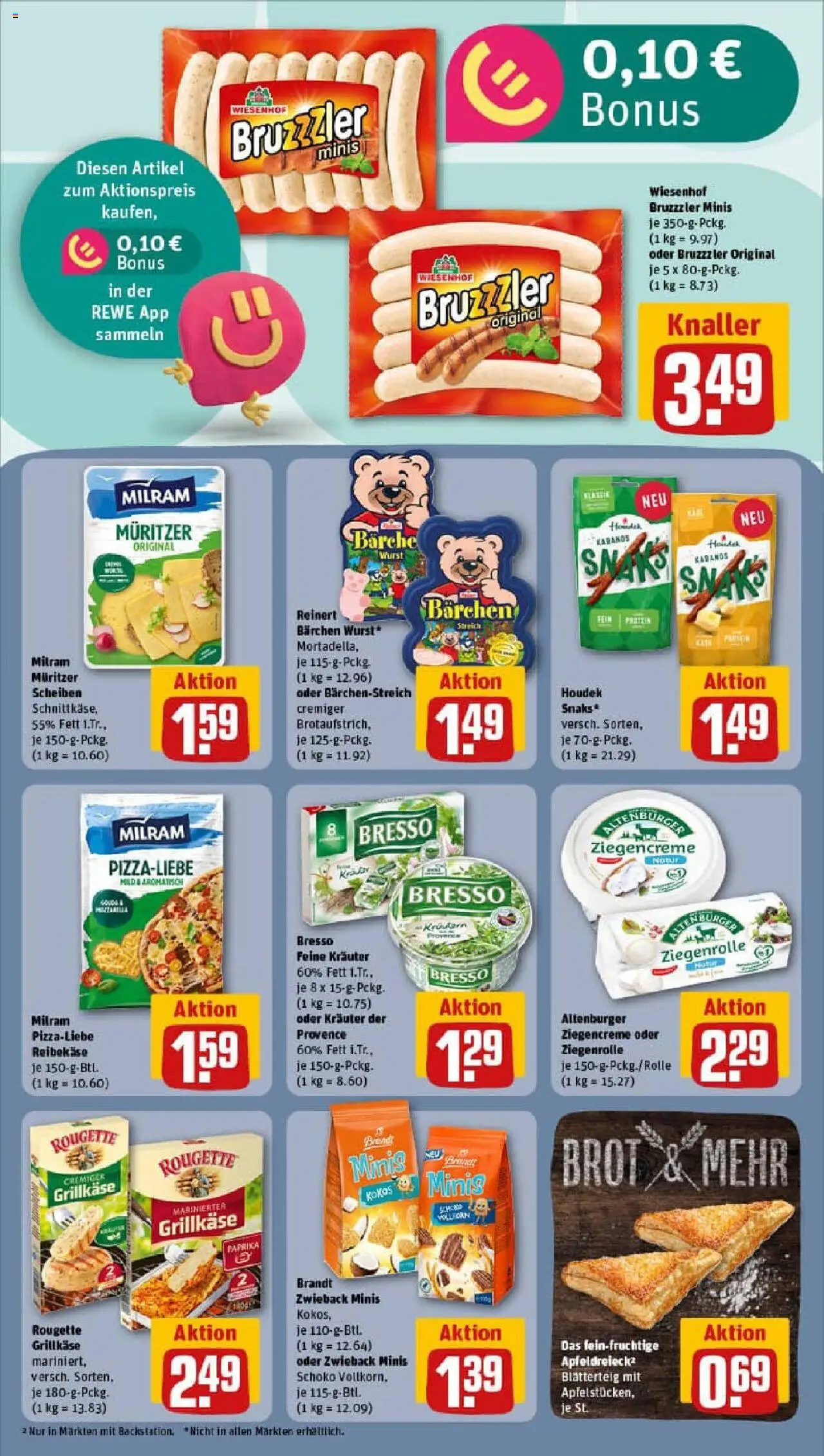 Rewe prospekt Münchsmünster	 - gültig ab dem 29.06.2025 | Seite: 14 | Produkte: Grill, Bresso, Paprika, Brot