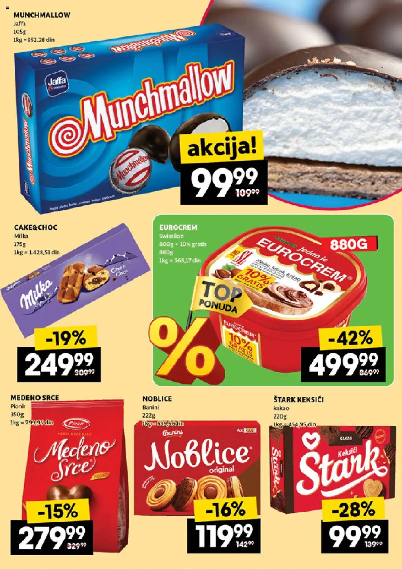 Roda katalog - važi od 21.08.2025 | Strana: 35 | Proizvode: Milka, Munchmallow, Eurocrem, Noblice