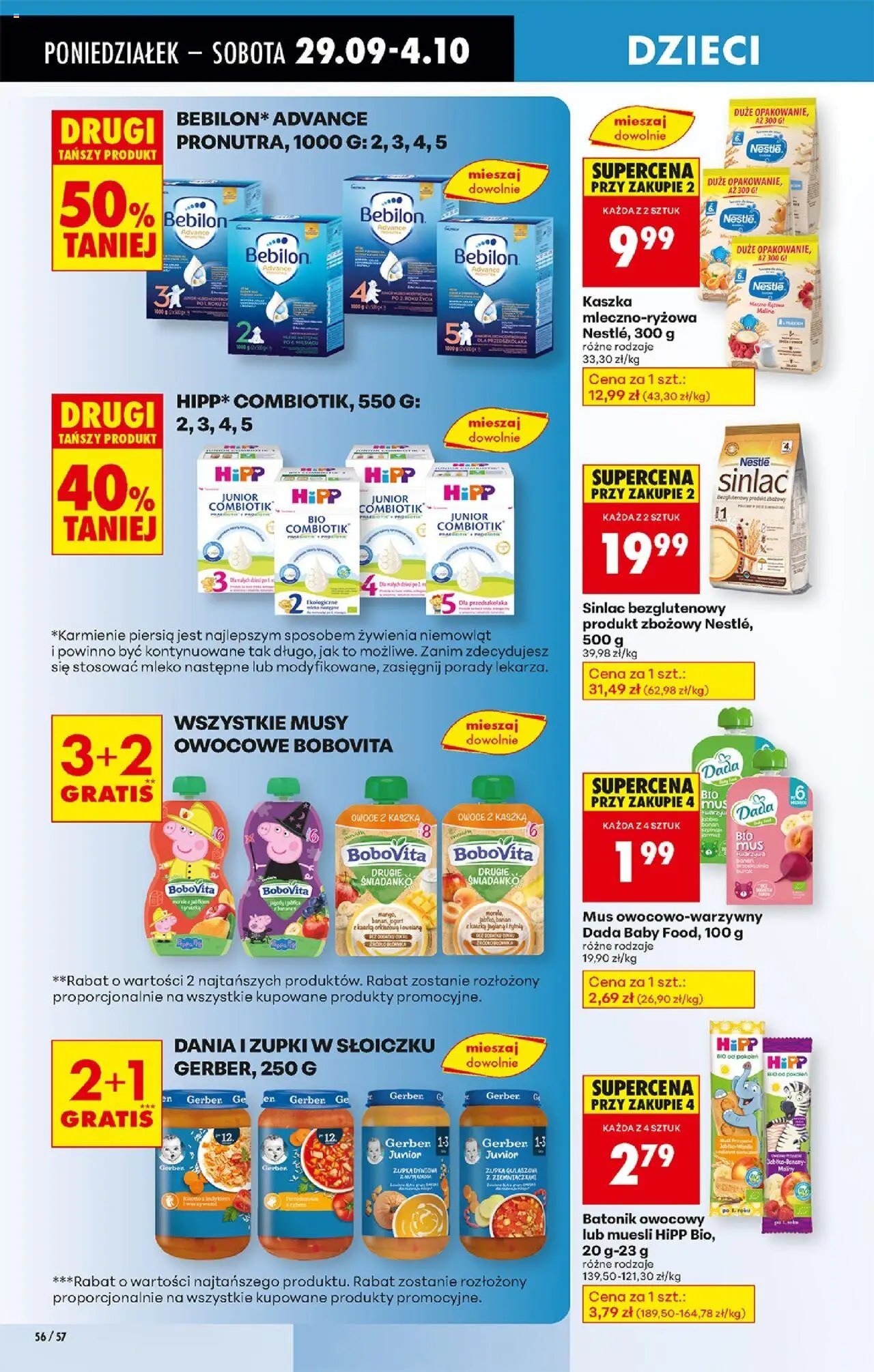 Biedronka gazetka od 29.09.2025 | Strona: 68 | Produkty: Burak, Maliny, Mleko, Jogurt