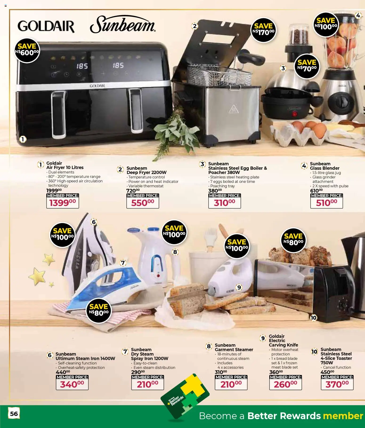 New Dis-Chem catalogue – valid from 29.10.2025 | Page: 56 | Products: Tray, Plate, Grinder, Air fryer