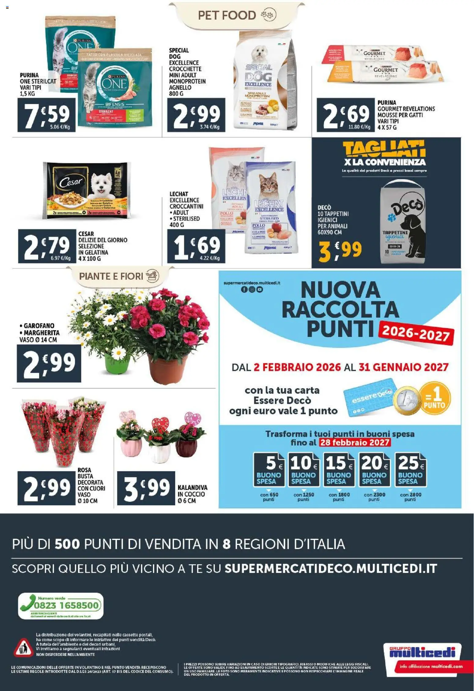 Volantino Decò del 30.01.2026 | Pagina: 20 | Prodotti: Pollo, Tè, Crocchette, Agnello