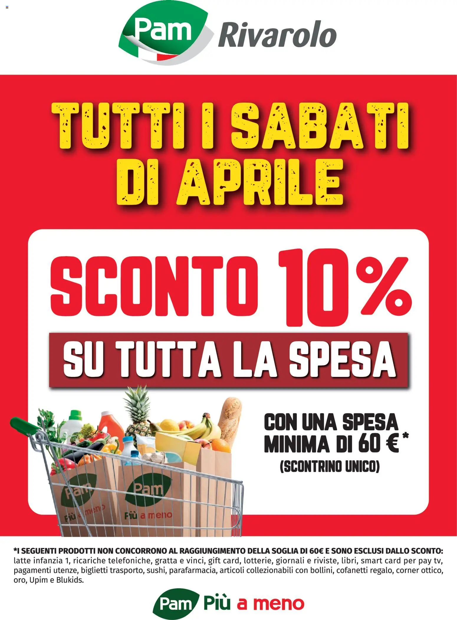 Volantino PAM del 01.04.2026 | Pagina: 1 | Prodotti: Latte