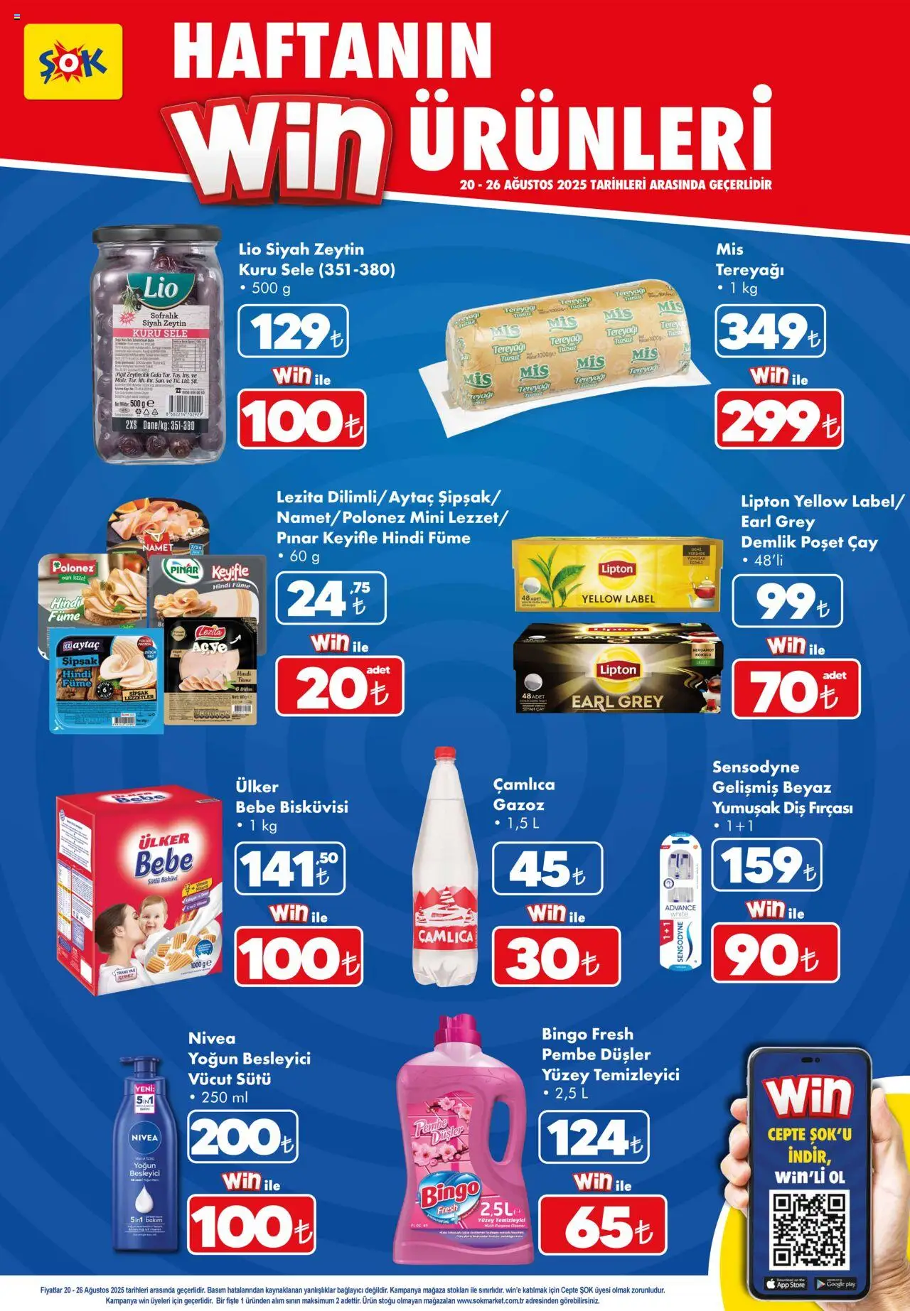 Şok Market Katalog - 20.08.2025 tarihinden itibaren geçerlidir | Sayfa: 4 | Ürünler: Tereyağı, Çay, Hindi füme, Demlik