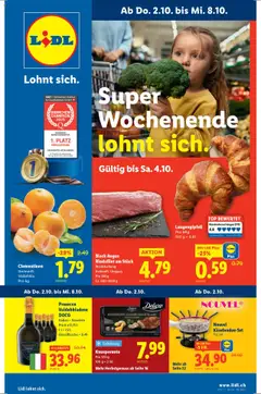 Lidl Aktionen ab 02.10.2025 gültig