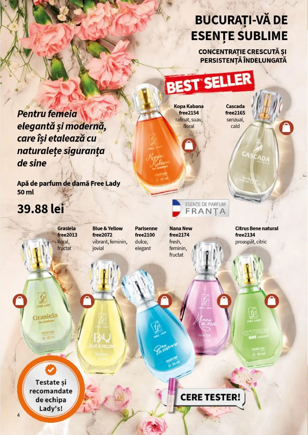 Noul catalog Lady’s – valabil de la 25.09.2025 | Pagină: 6 | Produse: Apă de parfum, Parfum, Apă