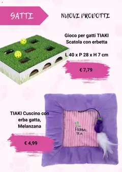 Volantino Zooplus del 25.08.2025 | Pagina: 6 | Prodotti: Tè, Gioco, Cuscino, Scatola
