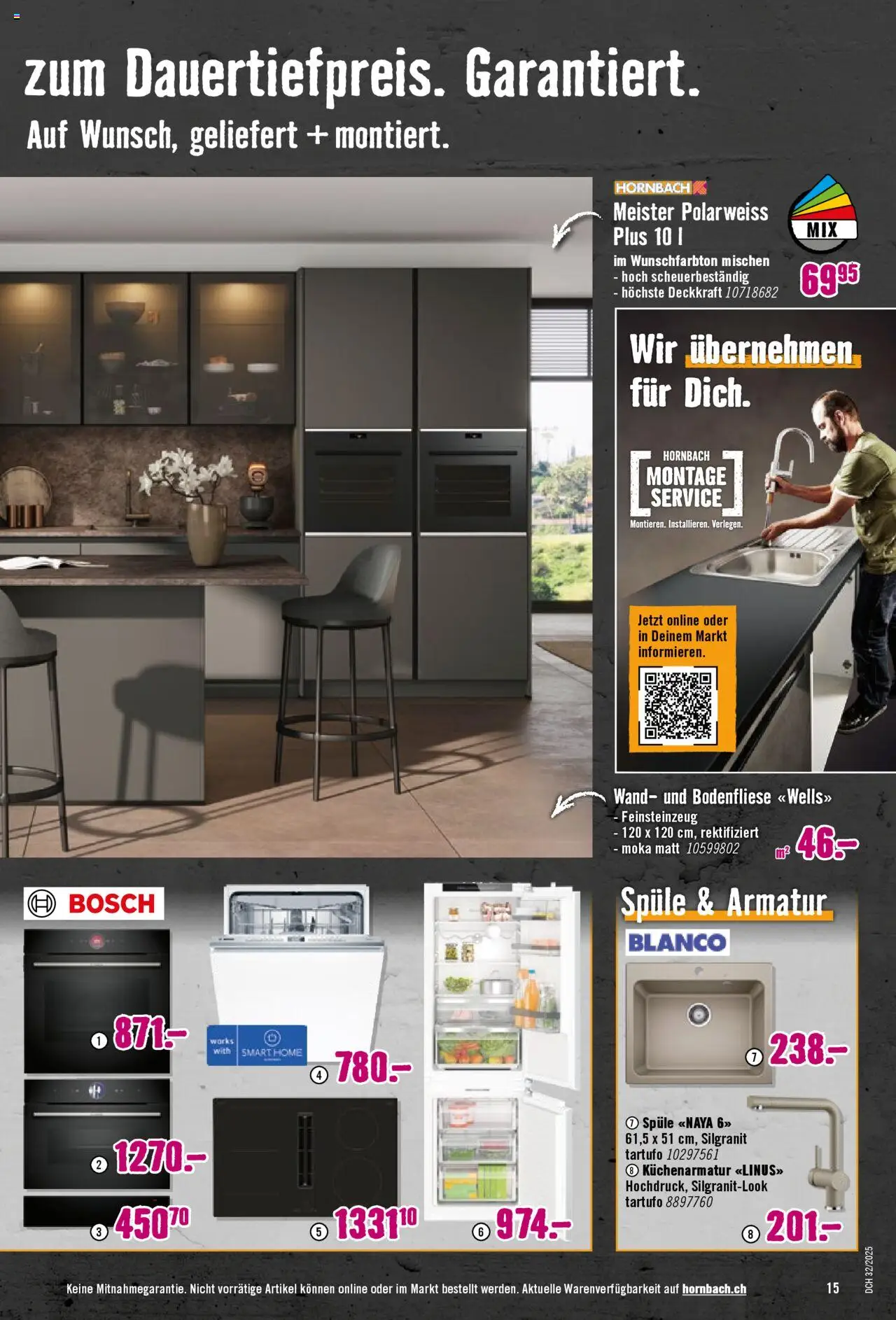 Hornbach Aktionen – gültig ab 15.09.2025 | Seite: 15 | Produkte: Armatur, Bosch